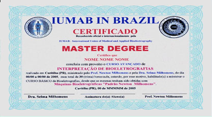 Certificado Curso Avan&ccedil;ado